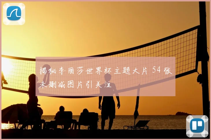 揭秘李丽莎世界杯主题大片 54 张未删减图片引关注