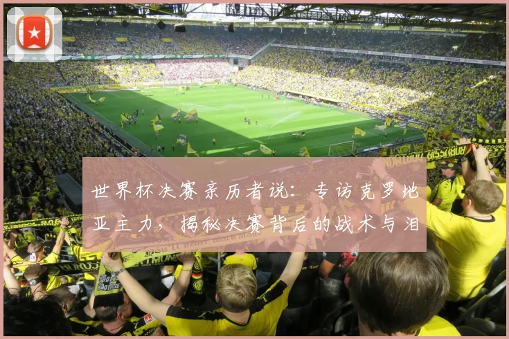世界杯决赛亲历者说:专访克罗地亚主力,揭秘决赛背后的战术与泪水